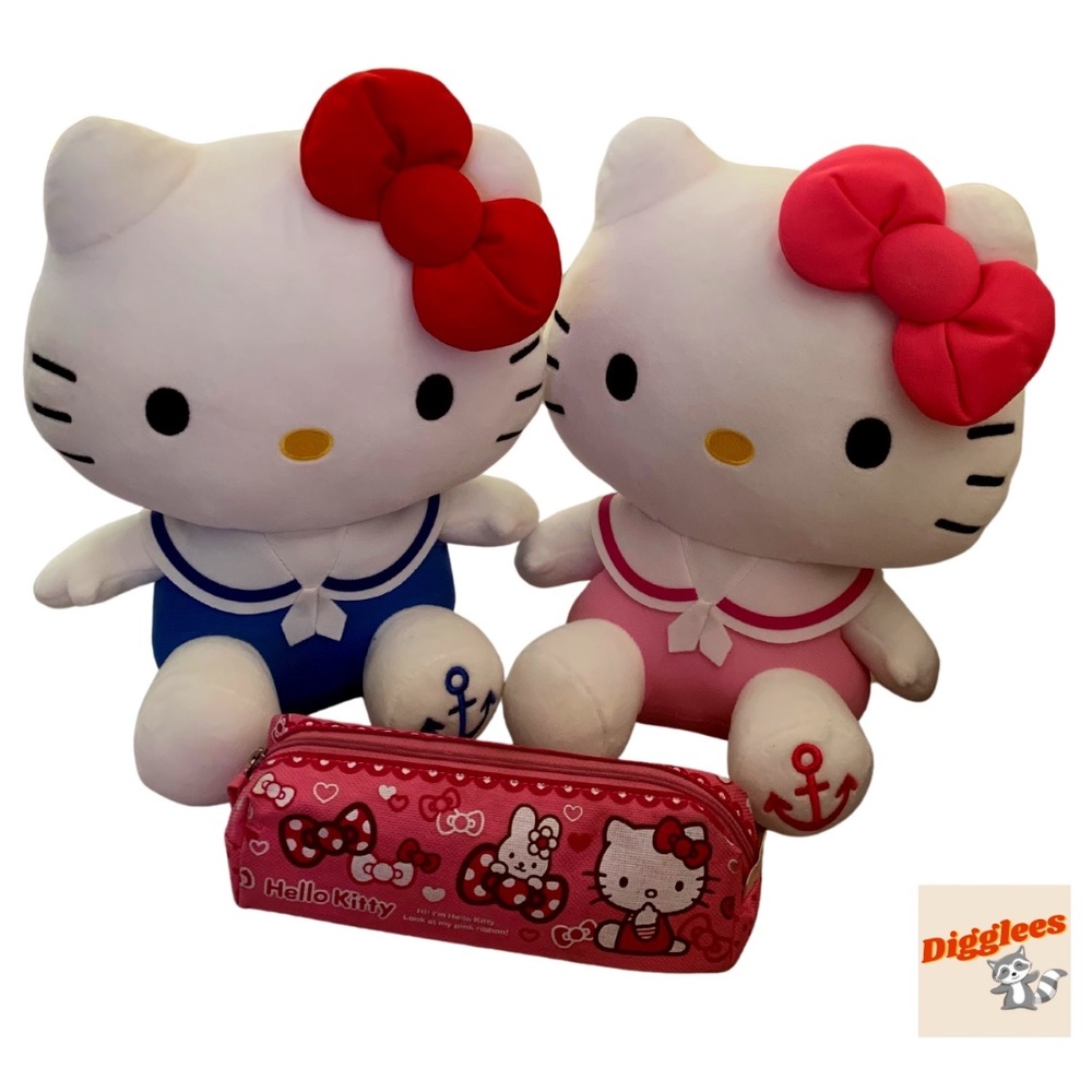 Sanrio Hello Kitty 12" Plush with make up bag